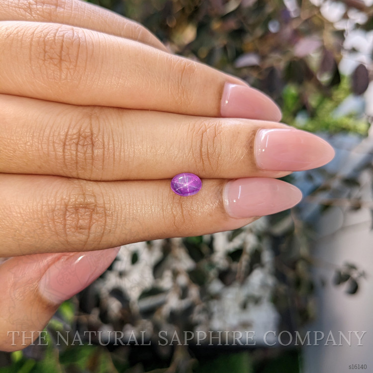 1.87 Ct. Pinkish Purple Star Sapphire from Ceylon (Sri Lanka)
