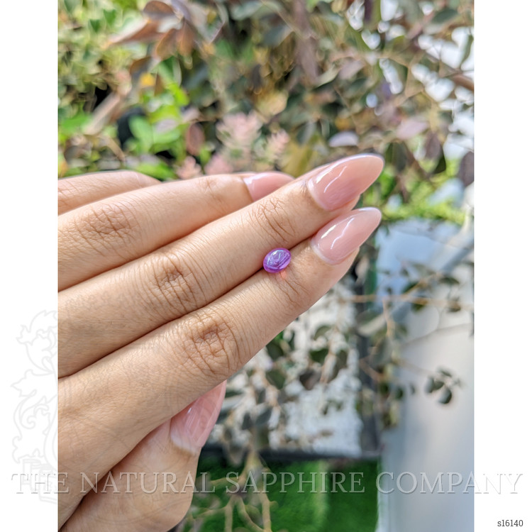 1.87 Ct. Pinkish Purple Star Sapphire from Ceylon (Sri Lanka)