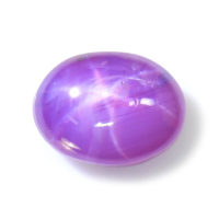 0.97 Ct. Pinkish Purple Star Sapphire from Ceylon (Sri Lanka) Video