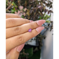 0.97 Ct. Pinkish Purple Star Sapphire from Ceylon (Sri Lanka) Life Style
