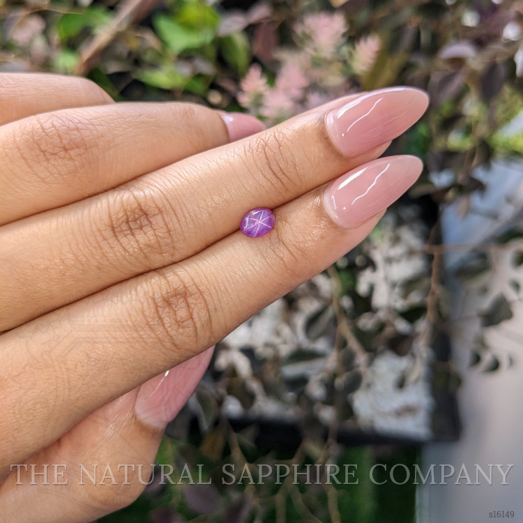 1.25 Ct. Pinkish Purple Star Sapphire from Ceylon (Sri Lanka)