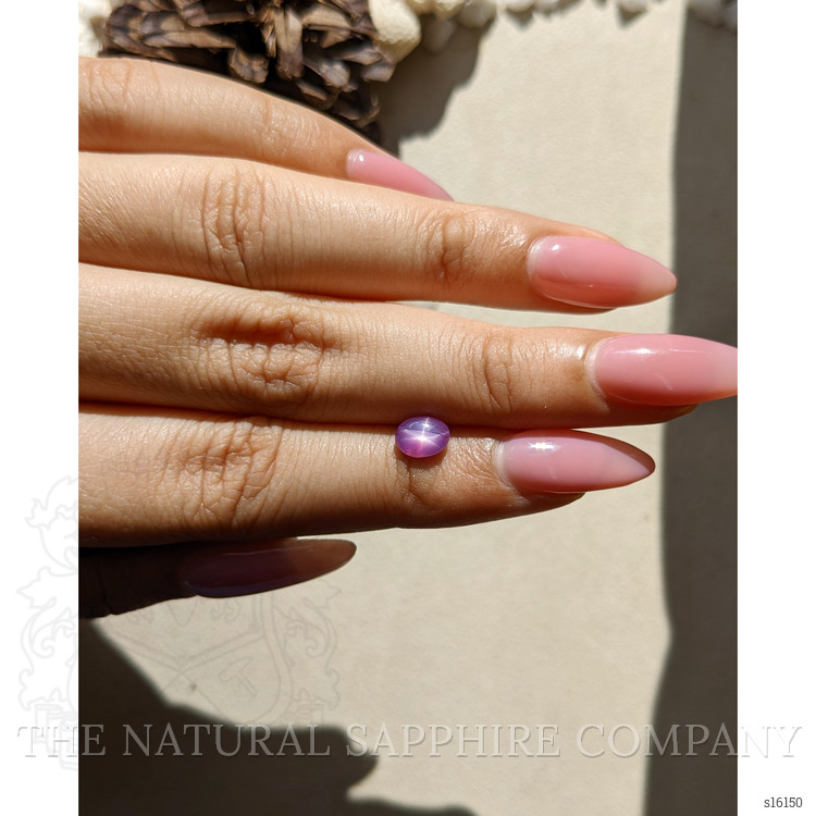 1.08 Ct. Pinkish Purple Star Sapphire from Ceylon (Sri Lanka)
