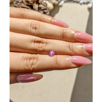 0.77 Ct. Purplish Pink Star Sapphire from Ceylon (Sri Lanka) Life Style