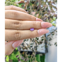 0.70 Ct. Purple Star Sapphire from Ceylon (Sri Lanka) Life Style