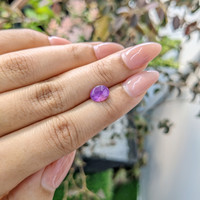 2.10 Ct. Purple Star Sapphire from Ceylon (Sri Lanka) Life Style