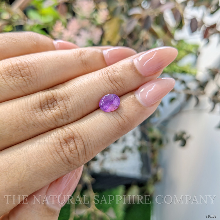 2.10 Ct. Purple Star Sapphire from Ceylon (Sri Lanka)