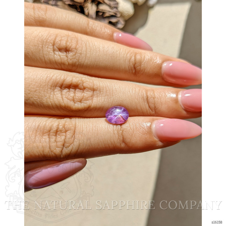 2.10 Ct. Purple Star Sapphire from Ceylon (Sri Lanka)