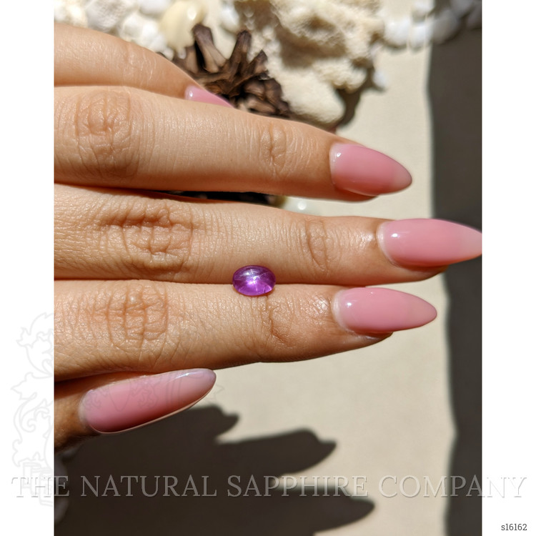 1.26 Ct. Purple Star Sapphire from Ceylon (Sri Lanka)