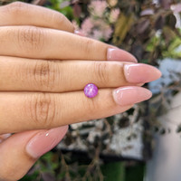 1.19 Ct. Purple Star Sapphire from Ceylon (Sri Lanka) Life Style