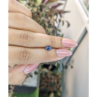 0.82 Ct. Blue Sapphire from Ceylon (Sri Lanka) Life Style