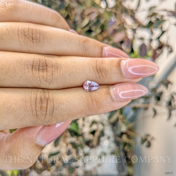 0.78 Ct. Purplish Pink Sapphire from Ceylon (Sri Lanka)