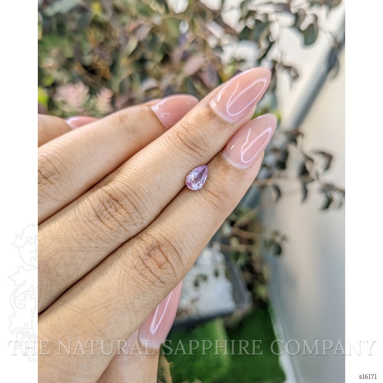 0.78 Ct. Purplish Pink Sapphire from Ceylon (Sri Lanka)