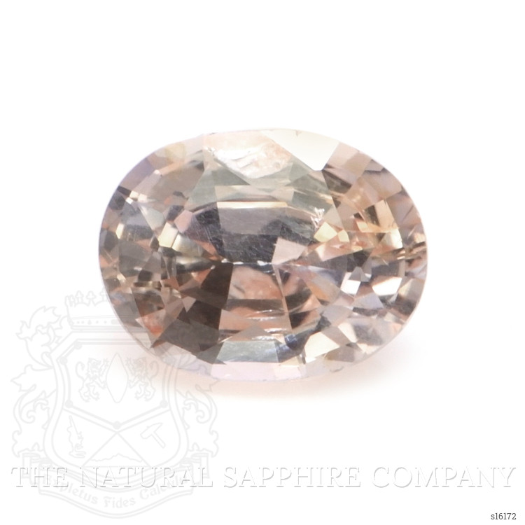 0.67 Ct. Peach Sapphire from Ceylon (Sri Lanka)