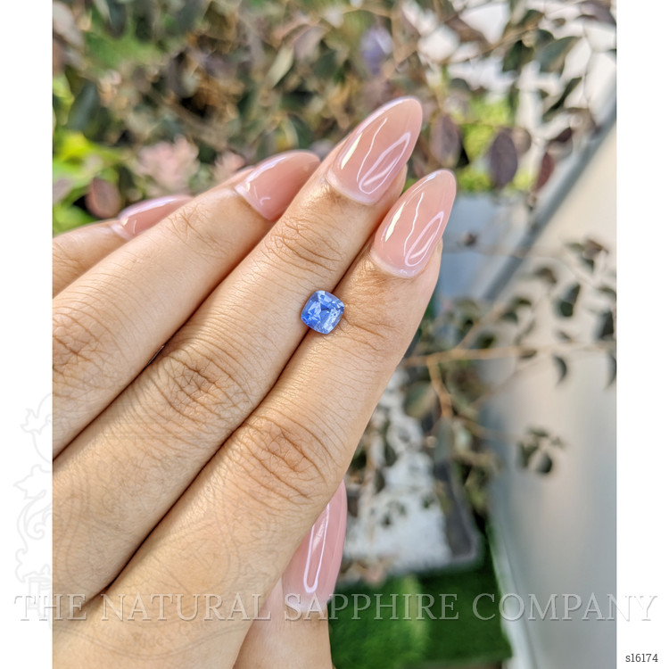 0.95 Ct. Blue Sapphire from Ceylon (Sri Lanka)