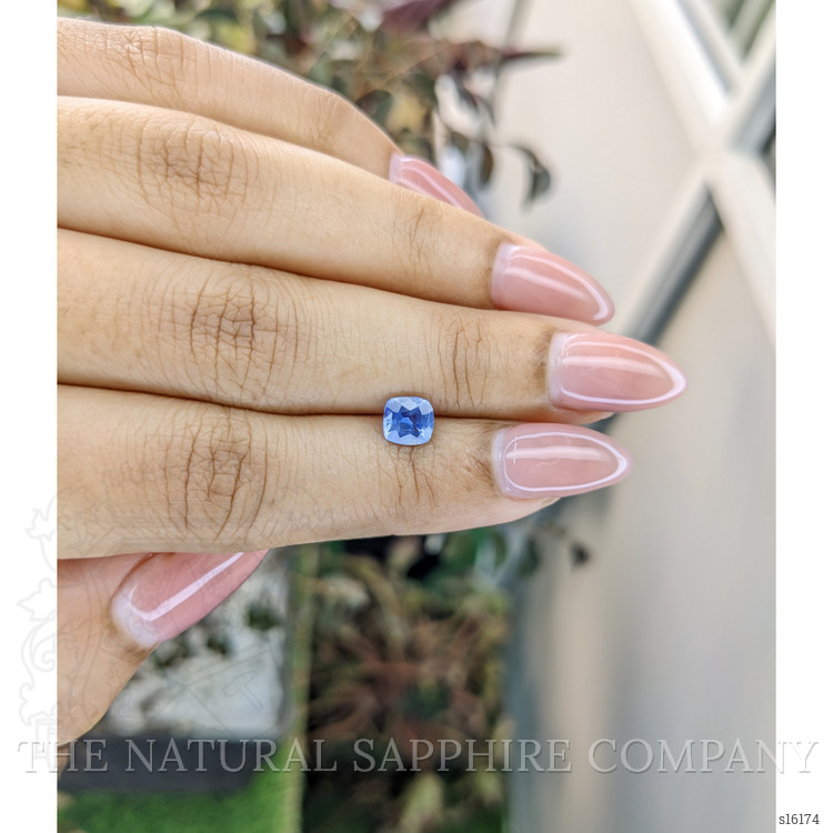 0.95 Ct. Blue Sapphire from Ceylon (Sri Lanka)