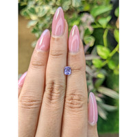 0.71 Ct. Violet Sapphire from Ceylon (Sri Lanka) Life Style