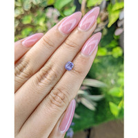 0.71 Ct. Violet Sapphire from Ceylon (Sri Lanka) Life Style