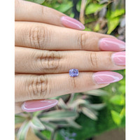 0.71 Ct. Violet Sapphire from Ceylon (Sri Lanka) Life Style