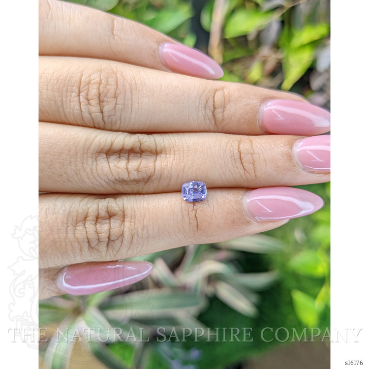 0.71 Ct. Violet Sapphire from Ceylon (Sri Lanka)
