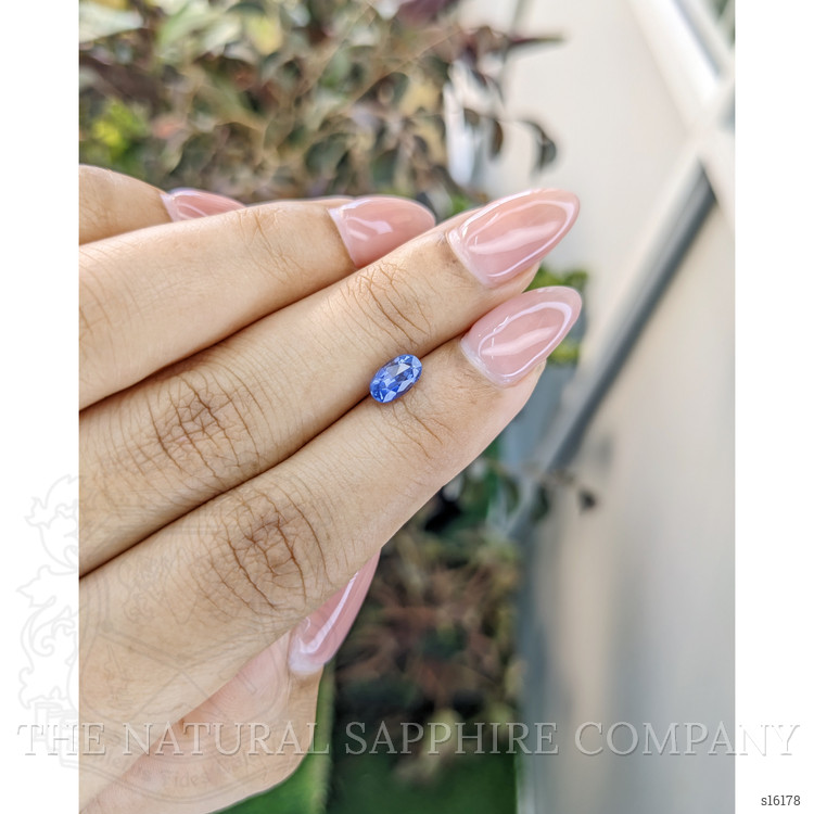 1.02 Ct. Blue Sapphire from Ceylon (Sri Lanka)