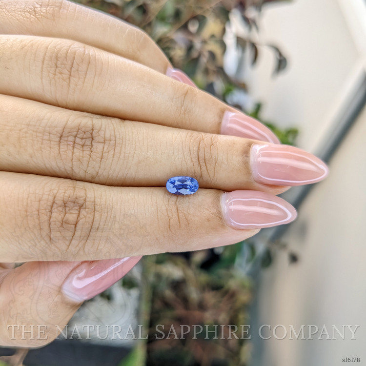 1.02 Ct. Blue Sapphire from Ceylon (Sri Lanka)