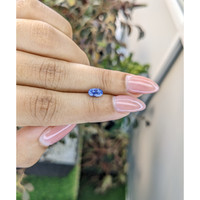 1.02 Ct. Blue Sapphire from Ceylon (Sri Lanka) Life Style