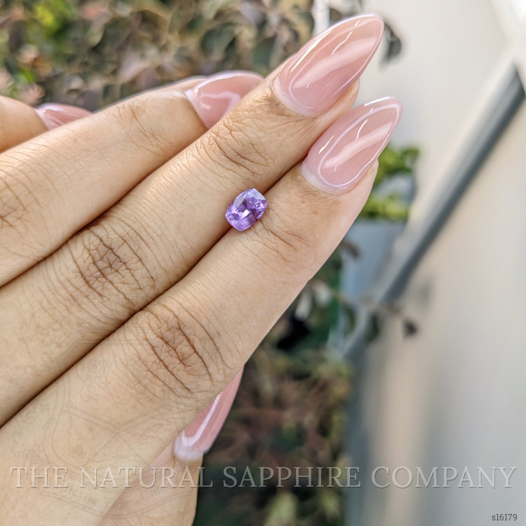 0.93 Ct. Pinkish Purple Sapphire from Ceylon (Sri Lanka)