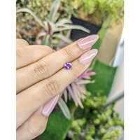 0.76 Ct. Purple Sapphire from Ceylon (Sri Lanka) Life Style