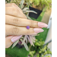 0.76 Ct. Purple Sapphire from Ceylon (Sri Lanka) Life Style