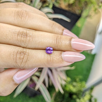 0.76 Ct. Purple Sapphire from Ceylon (Sri Lanka) Life Style