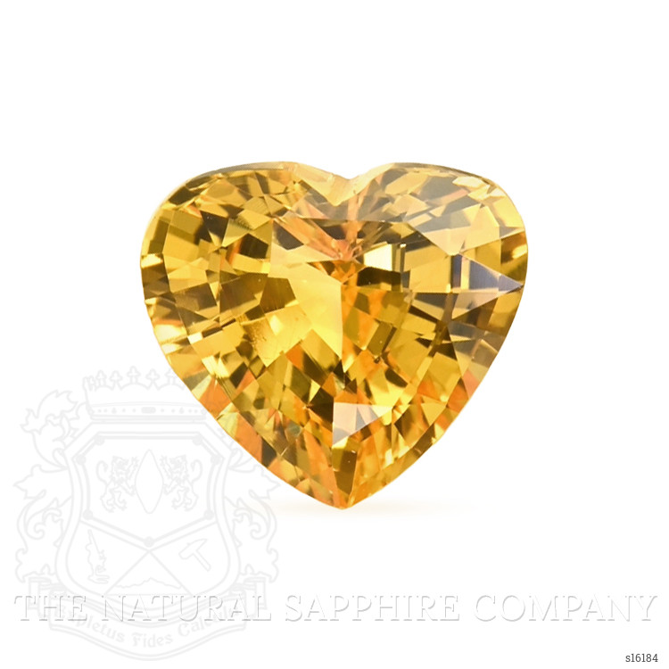 1.51 Ct. Orangish Yellow Sapphire from Ceylon (Sri Lanka)