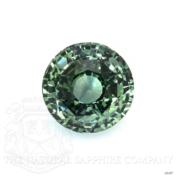 4.30 Ct. Bluish Green Sapphire from Ceylon (Sri Lanka)
