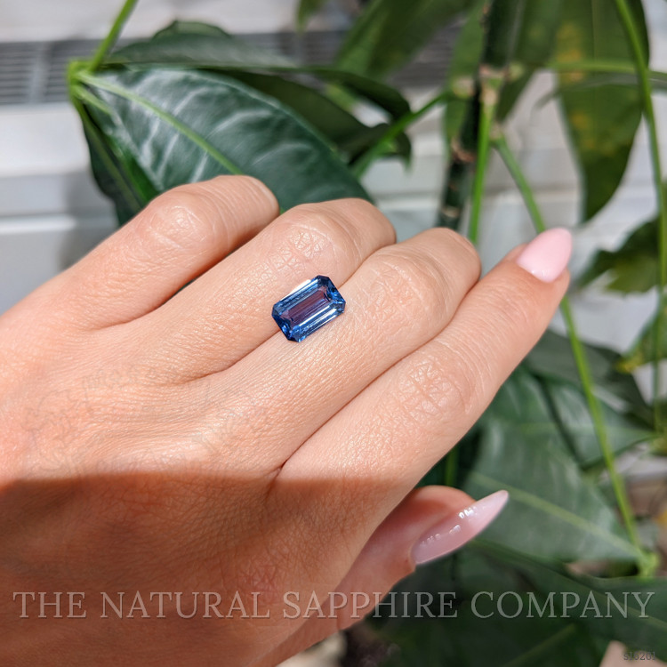 3.04 Ct. Blue Sapphire from Ceylon (Sri Lanka)