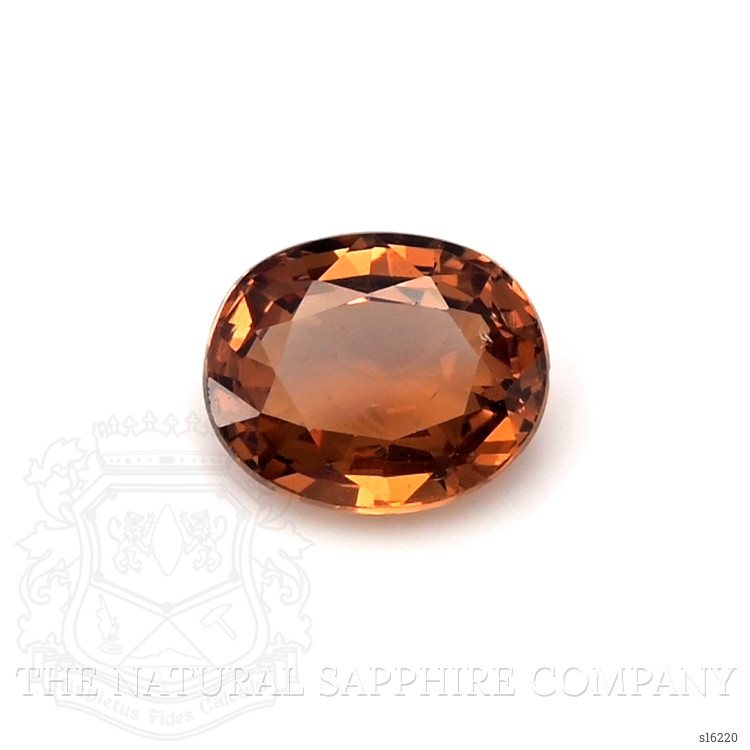 0.90 Ct. Orangish Brown Sapphire from Ceylon (Sri Lanka)