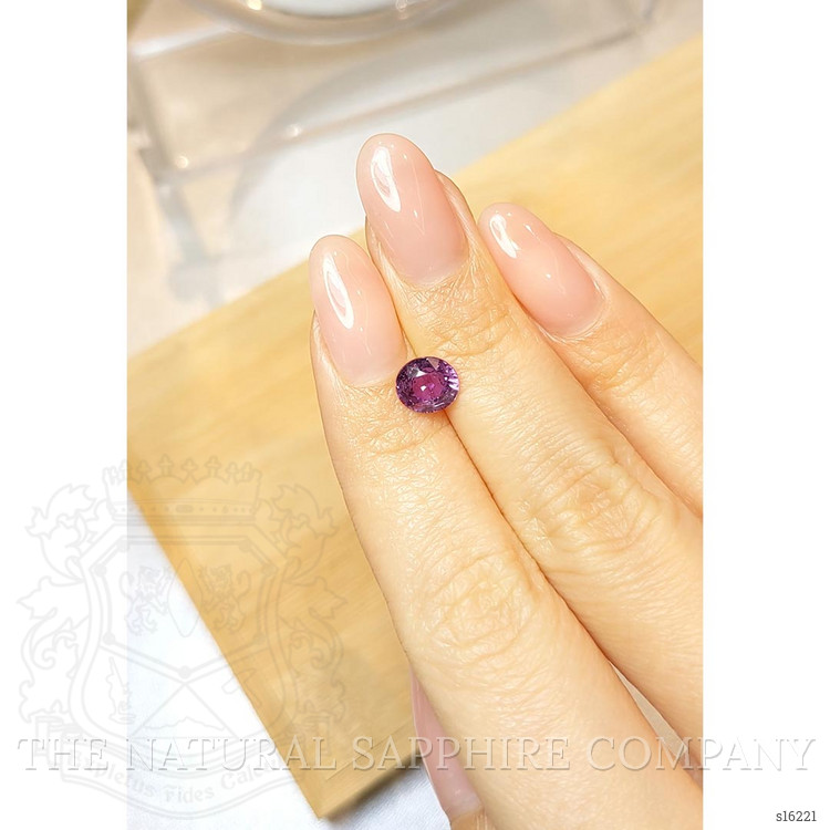 1.58 Ct. Pinkish Purple Sapphire from Ceylon (Sri Lanka)