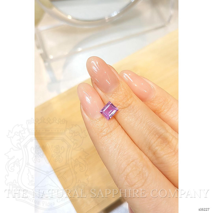 1.21 Ct. Purplish Pink Sapphire from Ceylon (Sri Lanka)