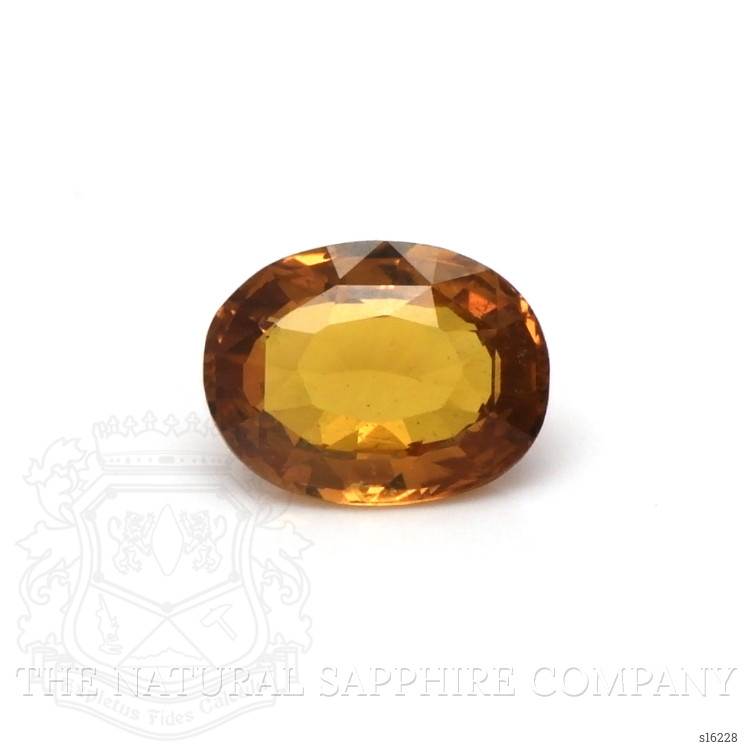 1.47 Ct. Yellowish Brown Sapphire from Ceylon (Sri Lanka)