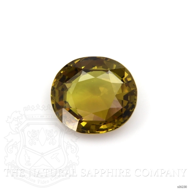 1.36 Ct. Yellowish Brown Sapphire from Ceylon (Sri Lanka)