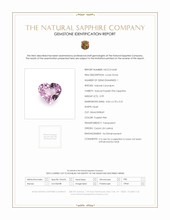 0.99 Ct. Sapphire from Ceylon (Sri Lanka) Scan Report