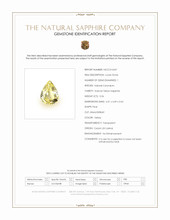 0.56 Ct. Yellow Sapphire from Ceylon (Sri Lanka) Scan Report
