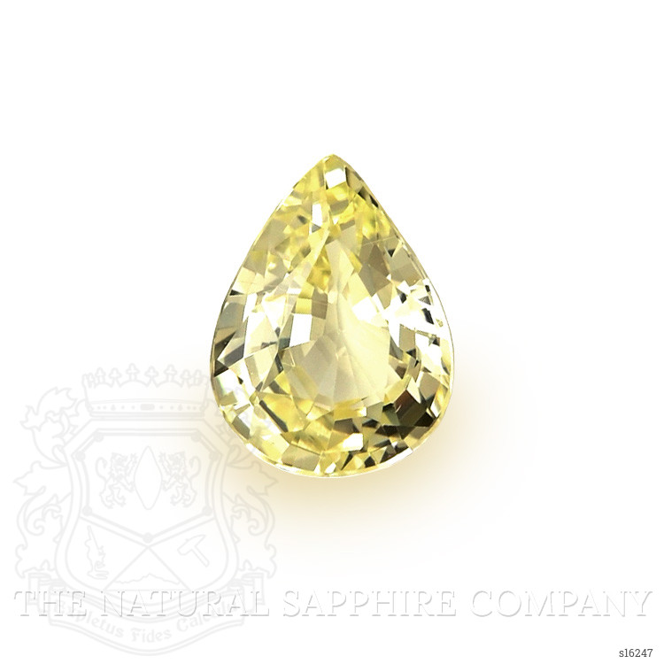 0.56 Ct. Yellow Sapphire from Ceylon (Sri Lanka)