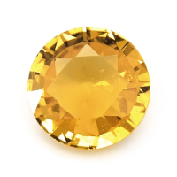 0.70 Ct. Orangish Yellow Sapphire from Ceylon (Sri Lanka) Video