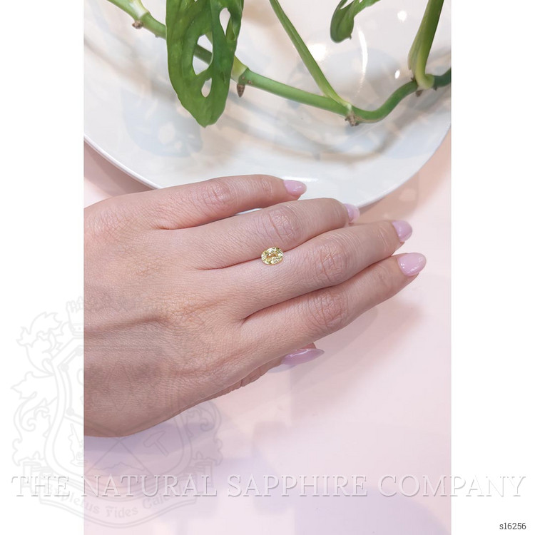 0.94 Ct. Yellow Sapphire from Ceylon (Sri Lanka)