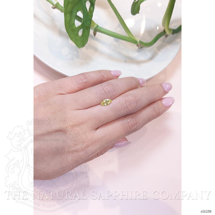 1.01 Ct. Yellow Sapphire from Ceylon (Sri Lanka)