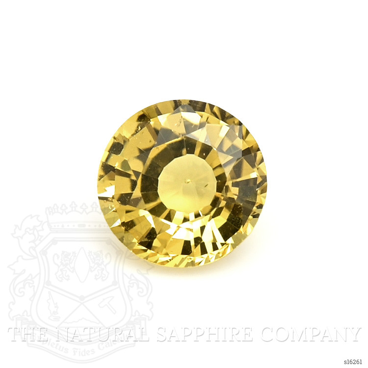 0.68 Ct. Yellow Sapphire from Ceylon (Sri Lanka)
