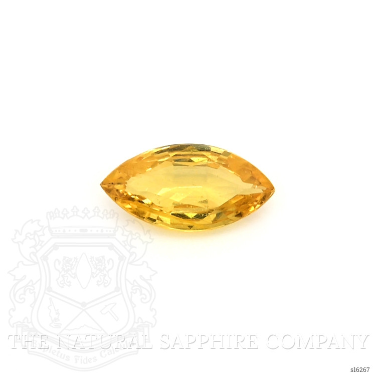 0.98 Ct. Yellowish Orange Sapphire from Ceylon (Sri Lanka)