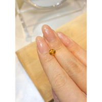 0.87 Ct. Orange Sapphire from Ceylon (Sri Lanka) Life Style