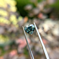 1.50 Ct. Bluish Green Sapphire from Madagascar Life Style