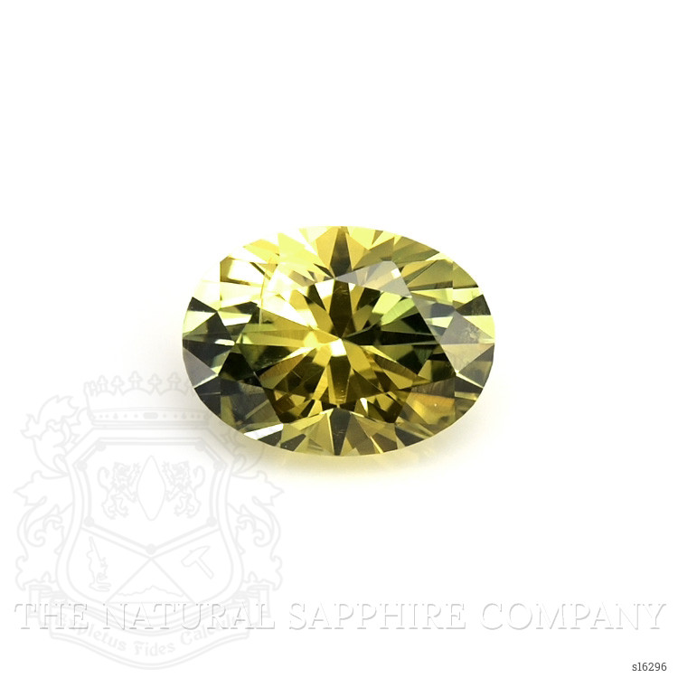1.49 Ct. Greenish Yellow Sapphire from Ceylon (Sri Lanka)