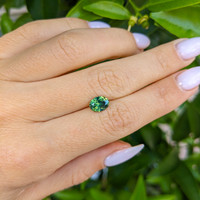 1.90 Ct. Yellowish Green Sapphire from Ceylon (Sri Lanka) Life Style